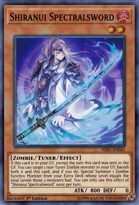 Shiranui Spectralsword [HISU-EN041] Super Rare - POKÉ JEUX