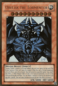 Obelisk the Tormentor [GLD4-EN030] Gold Rare - POKÉ JEUX