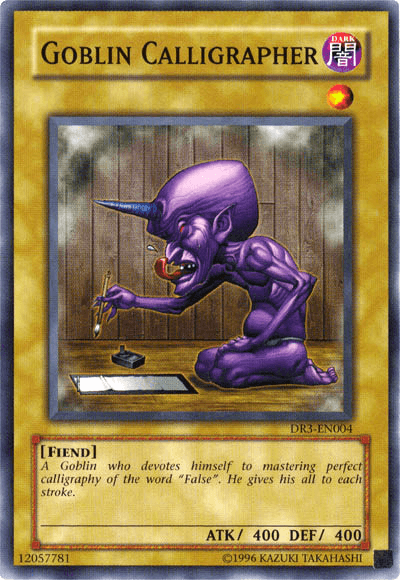 Goblin Calligrapher [DR3-EN004] Common - POKÉ JEUX