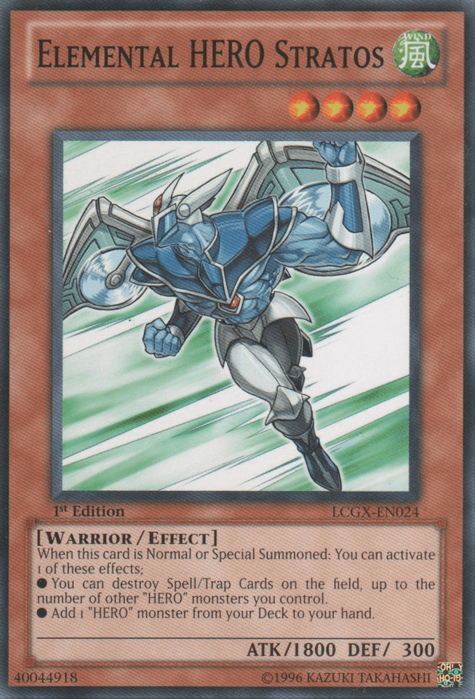 Elemental HERO Stratos [LCGX-EN024] Common - POKÉ JEUX