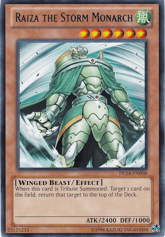 Raiza the Storm Monarch (Blue) [DL14-EN008] Rare - POKÉ JEUX