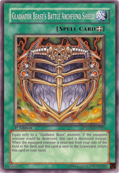 Gladiator Beast's Battle Archfiend Shield [PTDN-EN060] Common - POKÉ JEUX
