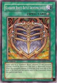 Gladiator Beast's Battle Archfiend Shield [PTDN-EN060] Common - POKÉ JEUX