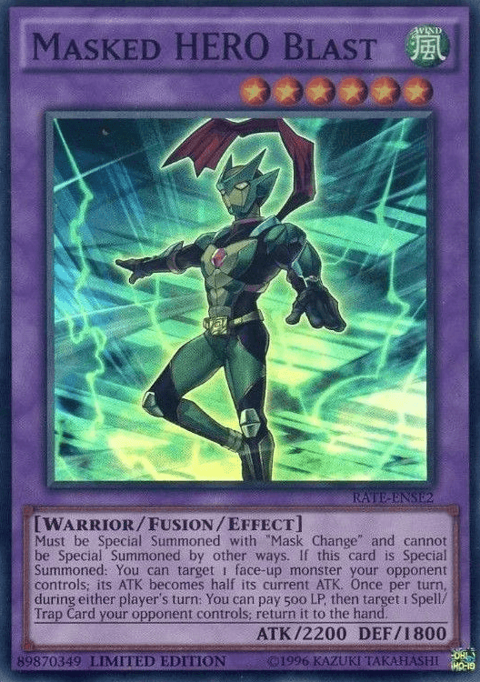 Masked HERO Blast [RATE-ENSE2] Super Rare - POKÉ JEUX