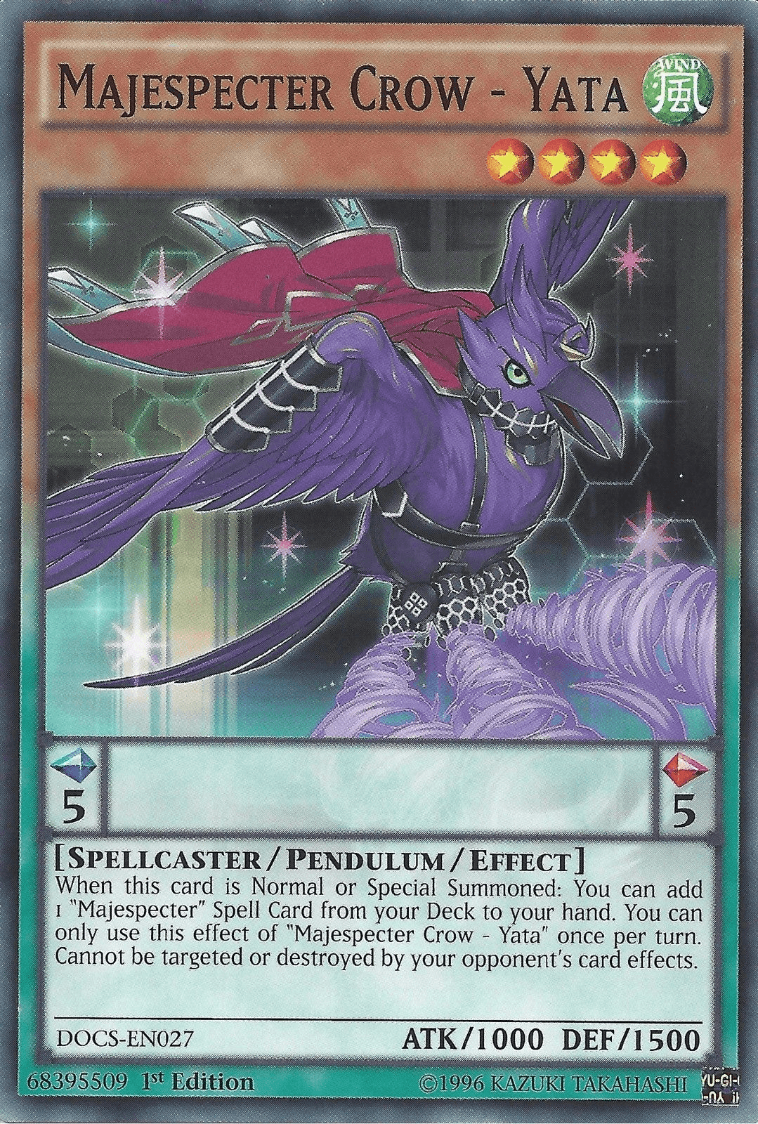 Majespecter Crow - Yata [DOCS-EN027] Common - POKÉ JEUX