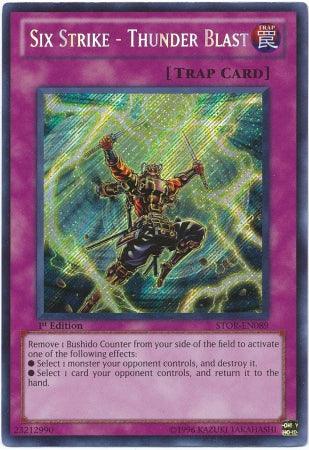 Six Strike - Thunder Blast [STOR-EN089] Secret Rare - POKÉ JEUX
