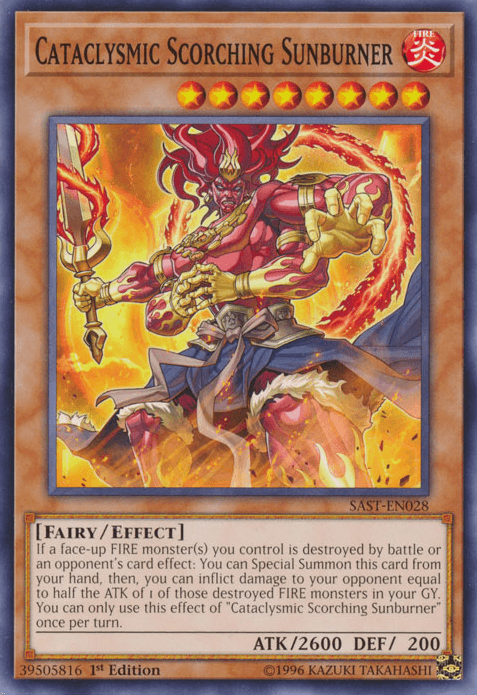 Cataclysmic Scorching Sunburner [SAST-EN028] Common - POKÉ JEUX