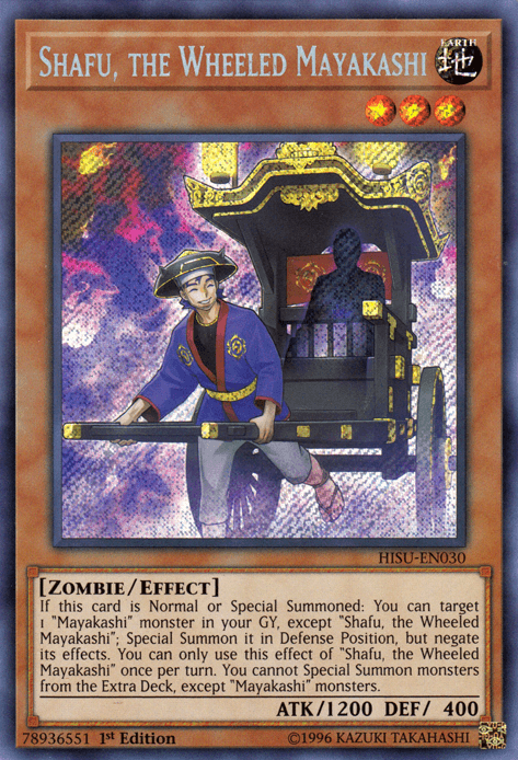 Shafu, the Wheeled Mayakashi [HISU-EN030] Secret Rare - POKÉ JEUX