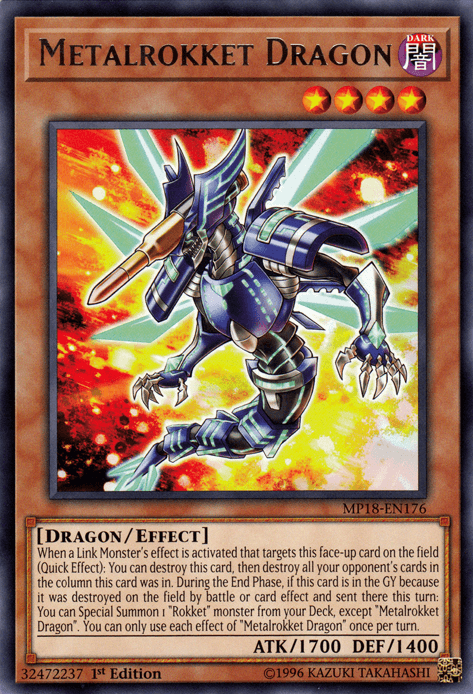 Metalrokket Dragon [MP18-EN176] Rare - POKÉ JEUX