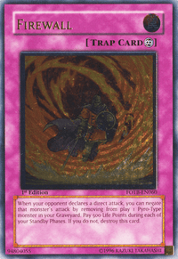 Firewall [FOTB-EN060] Ultimate Rare - POKÉ JEUX