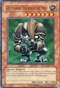 Green Baboon, Defender of the Forest [DLG1-EN104] Ultra Rare - POKÉ JEUX