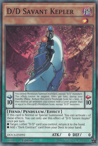 D/D Savant Kepler [DOCS-EN092] Common - POKÉ JEUX