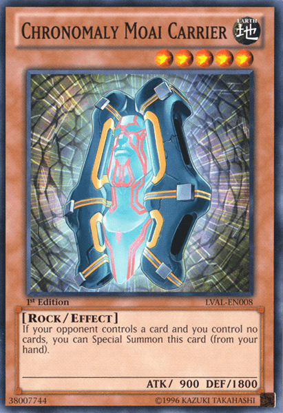 Chronomaly Moai Carrier [LVAL-EN008] Common - POKÉ JEUX
