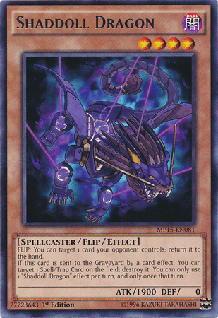 Shaddoll Dragon [MP15-EN081] Rare - POKÉ JEUX