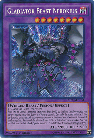 Gladiator Beast Nerokius [MP15-EN051] Secret Rare - POKÉ JEUX