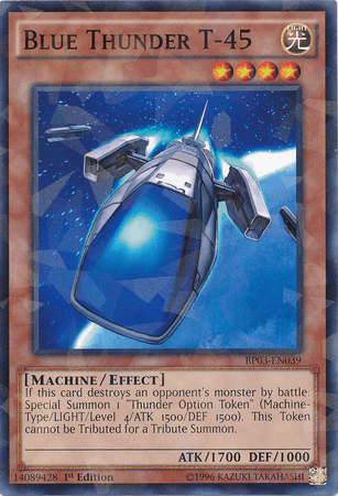 Blue Thunder T-45 [BP03-EN039] Shatterfoil Rare - POKÉ JEUX