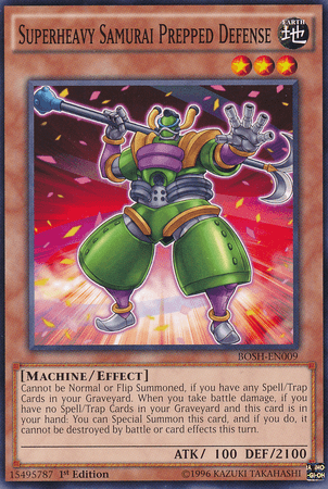 Superheavy Samurai Prepped Defense [BOSH-EN009] Common - POKÉ JEUX