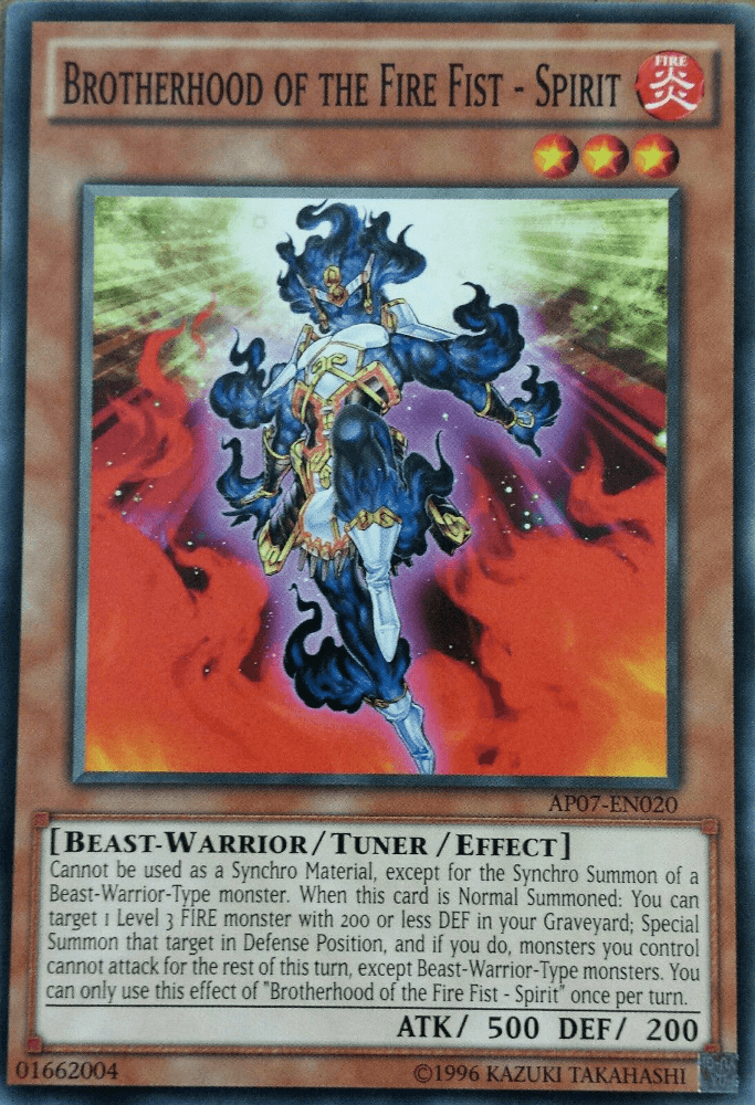 Brotherhood of the Fire Fist - Spirit [AP07-EN020] Common - POKÉ JEUX