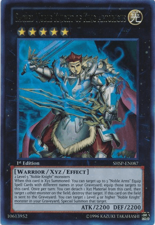 Sacred Noble Knight of King Artorigus [SHSP-EN087] Ultra Rare - POKÉ JEUX