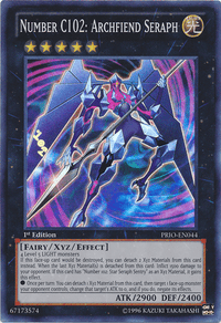 Number C102: Archfiend Seraph [PRIO-EN044] Super Rare - POKÉ JEUX
