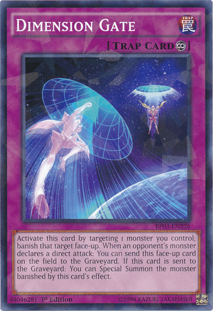 Dimension Gate [BP03-EN226] Shatterfoil Rare - POKÉ JEUX