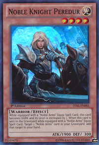 Noble Knight Peredur [LVAL-EN085] Super Rare - POKÉ JEUX
