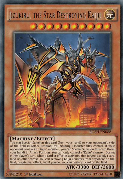 Jizukiru, the Star Destroying Kaiju [BOSH-EN088] Rare - POKÉ JEUX