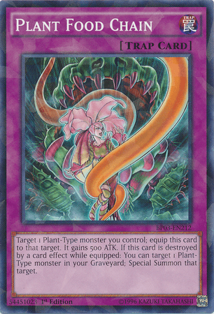 Plant Food Chain [BP03-EN212] Shatterfoil Rare - POKÉ JEUX