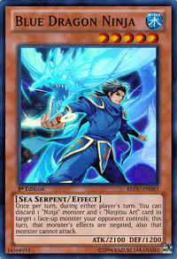 Blue Dragon Ninja [REDU-EN083] Super Rare - POKÉ JEUX