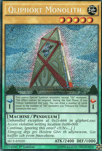 Qliphort Monolith [SECE-EN020] Secret Rare - POKÉ JEUX