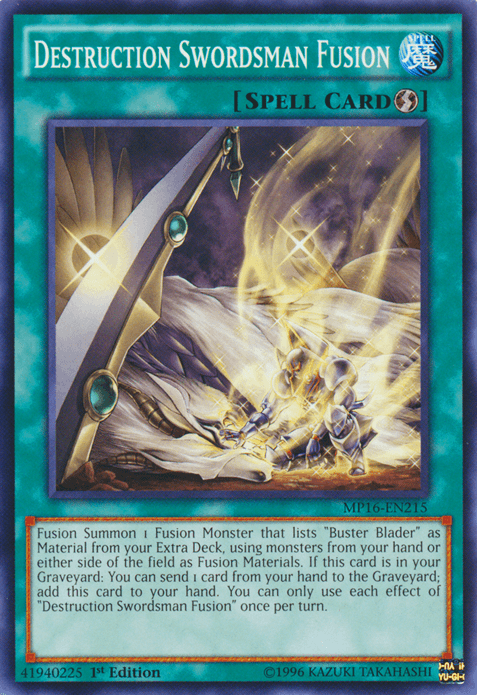Destruction Swordsman Fusion [MP16-EN215] Common - POKÉ JEUX
