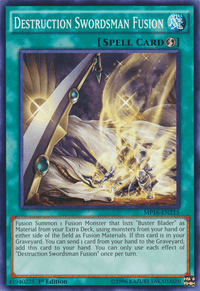 Destruction Swordsman Fusion [MP16-EN215] Common - POKÉ JEUX