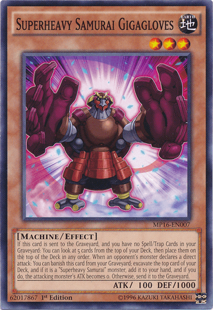 Superheavy Samurai Gigagloves [MP16-EN007] Common - POKÉ JEUX