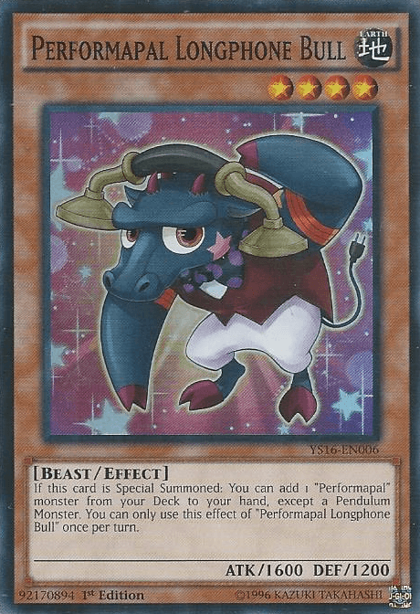 Performapal Longphone Bull [YS16-EN006] Super Rare - POKÉ JEUX