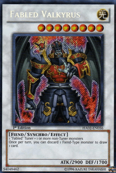 Fabled Valkyrus [HA02-EN056] Secret Rare - POKÉ JEUX