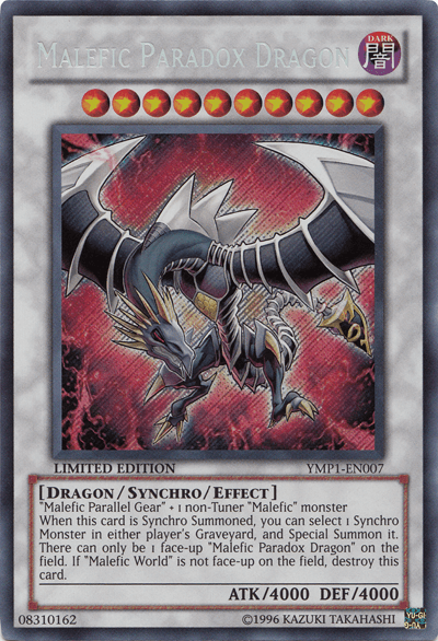 Malefic Paradox Dragon [YMP1-EN007] Secret Rare - POKÉ JEUX