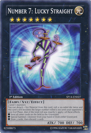 Number 7: Lucky Straight [SP14-EN027] Common - POKÉ JEUX