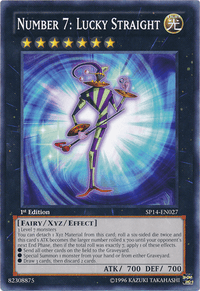 Number 7: Lucky Straight [SP14-EN027] Common - POKÉ JEUX