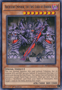 Archfiend Emperor, the First Lord of Horror [MP14-EN084] Rare - POKÉ JEUX