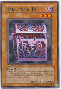 Dark Mimic LV3 [SOD-EN010] Rare - POKÉ JEUX