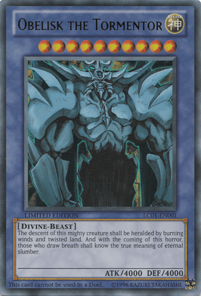 Obelisk the Tormentor [LC01-EN001] Ultra Rare - POKÉ JEUX