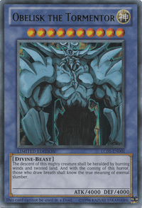 Obelisk the Tormentor [LC01-EN001] Ultra Rare - POKÉ JEUX