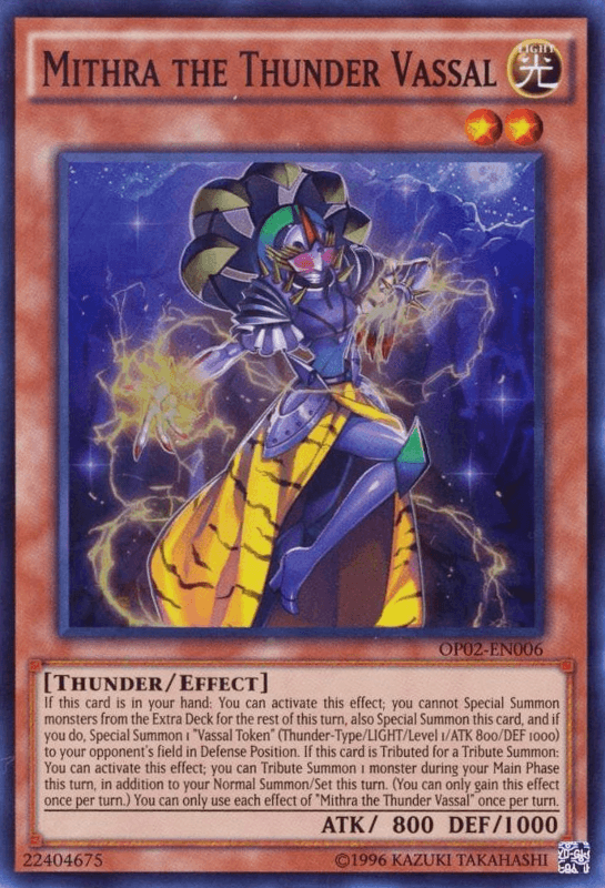 Mithra the Thunder Vassal [OP02-EN006] Super Rare - POKÉ JEUX