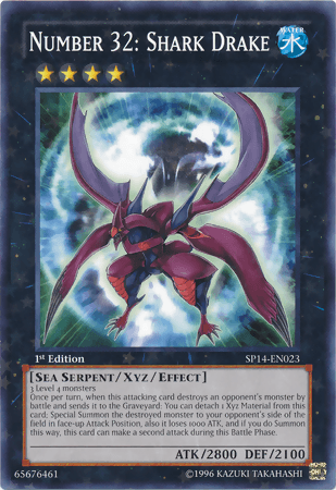Number 32: Shark Drake [SP14-EN023] Starfoil Rare - POKÉ JEUX
