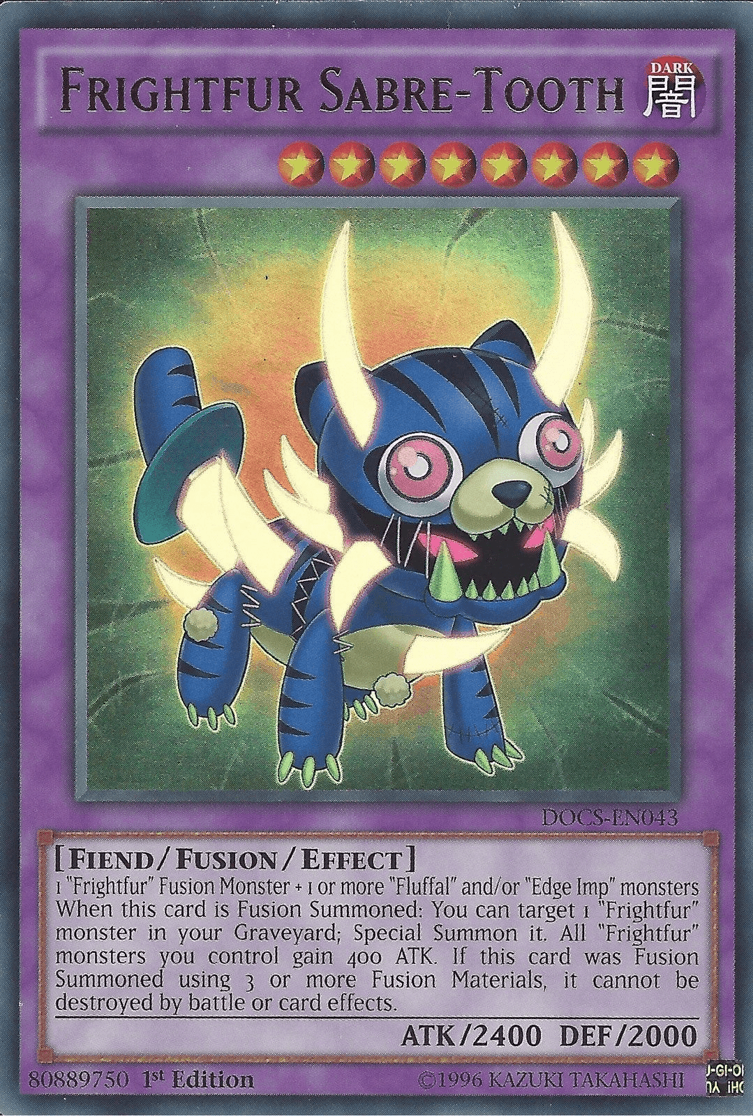 Frightfur Sabre-Tooth [DOCS-EN043] Ultra Rare - POKÉ JEUX
