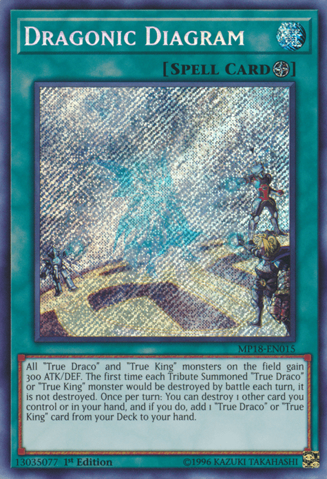 Dragonic Diagram [MP18-EN015] Secret Rare - POKÉ JEUX