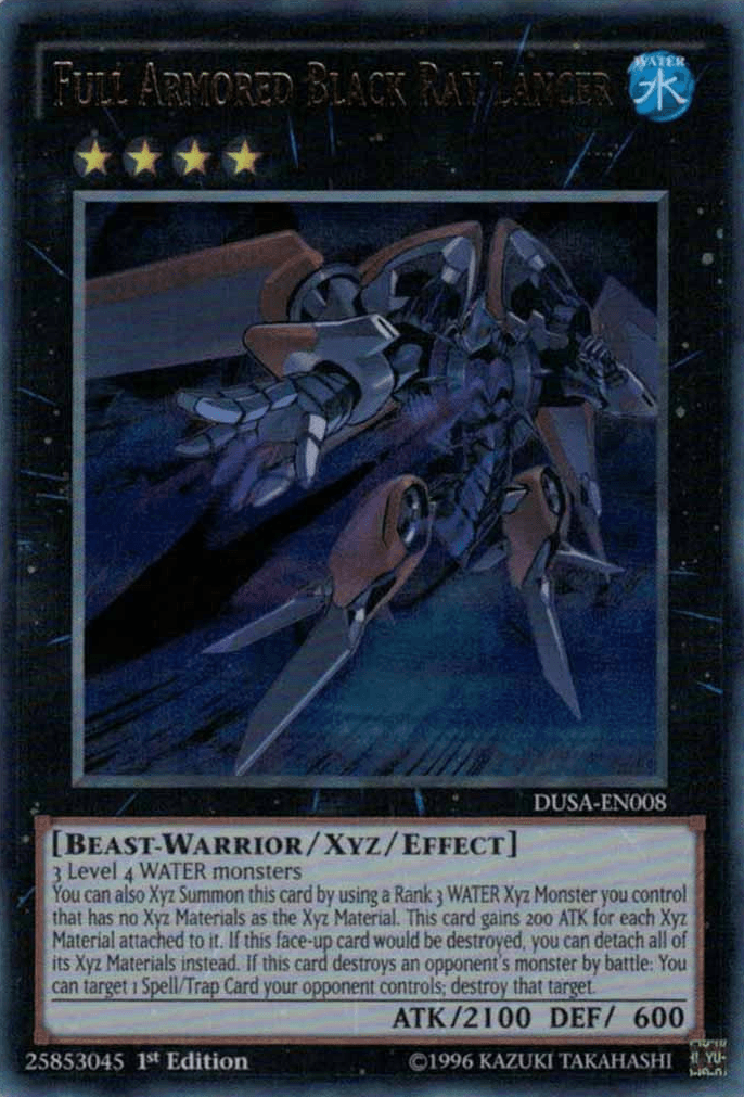 Full Armored Black Ray Lancer [DUSA-EN008] Ultra Rare - POKÉ JEUX
