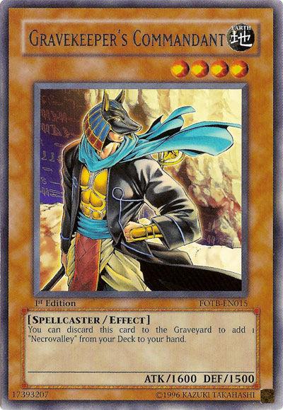 Gravekeeper's Commandant [FOTB-EN015] Rare - POKÉ JEUX