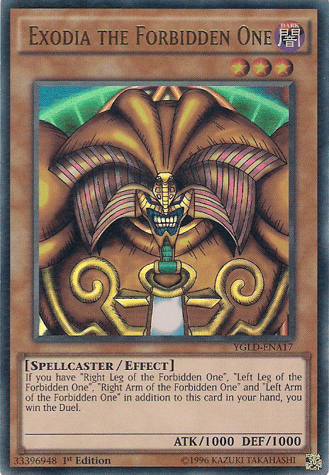 Exodia the Forbidden One [YGLD-ENA17] Ultra Rare - POKÉ JEUX