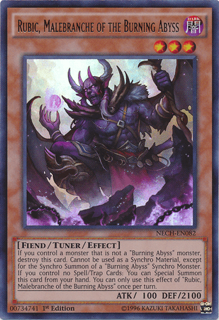 Rubic, Malebranche of the Burning Abyss [NECH-EN082] Ultra Rare - POKÉ JEUX